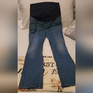 Isabel Maternity by Ingrid & Isabel Blue Straight Leg Denim